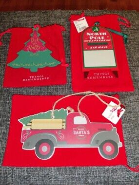 3 Things Remembered Christmas Ornaments - Tree - Mailbox - Pickup - Customizable